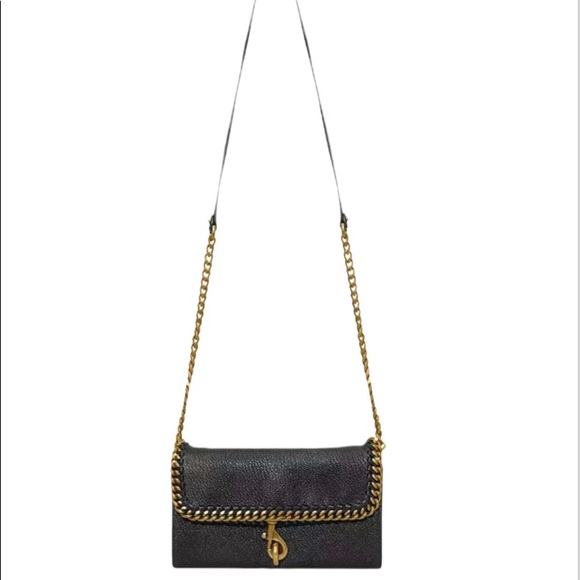 REBECCA MINKOFF Leather Edie Wallet on Chain - Picture 2 of 7